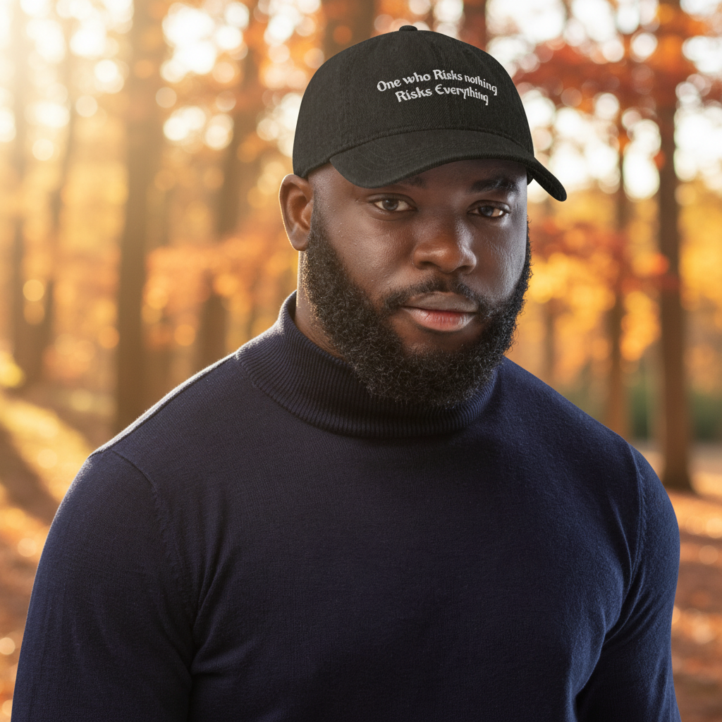Hat Dark Skin Black Man